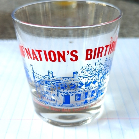 Vintage Bicentennial 1776-1976 Ohio Licensed Beverage Assoc Drinking Glasses 2ea - Picture 6 of 7